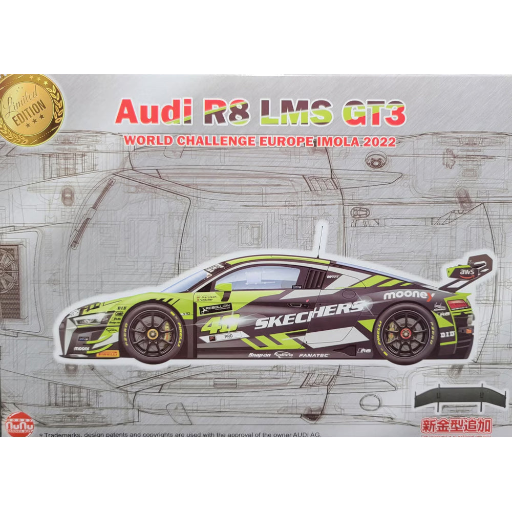 NuNu 24044 Audi R8 LMS EVO GT3 1:24 Model Kit
