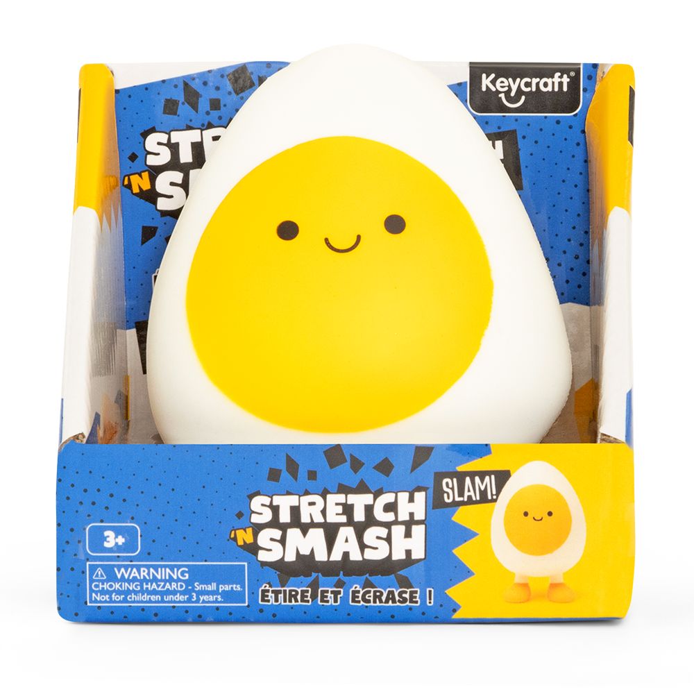 Stretch 'N' Smash Egg Squishy Sensory Toy by Keycraft Age 3+
