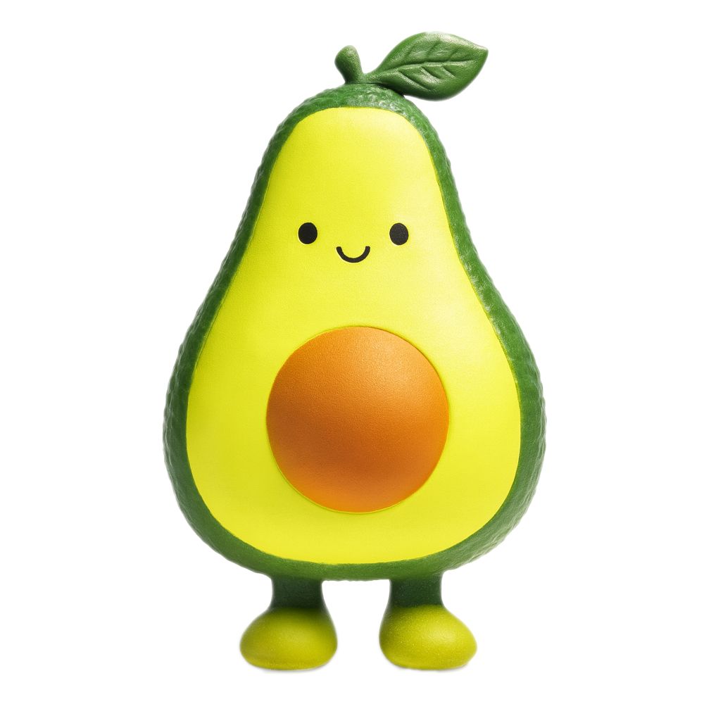 Stretch 'N' Smash Avocado Squishy Sensory Toy by Keycraft Age 3+