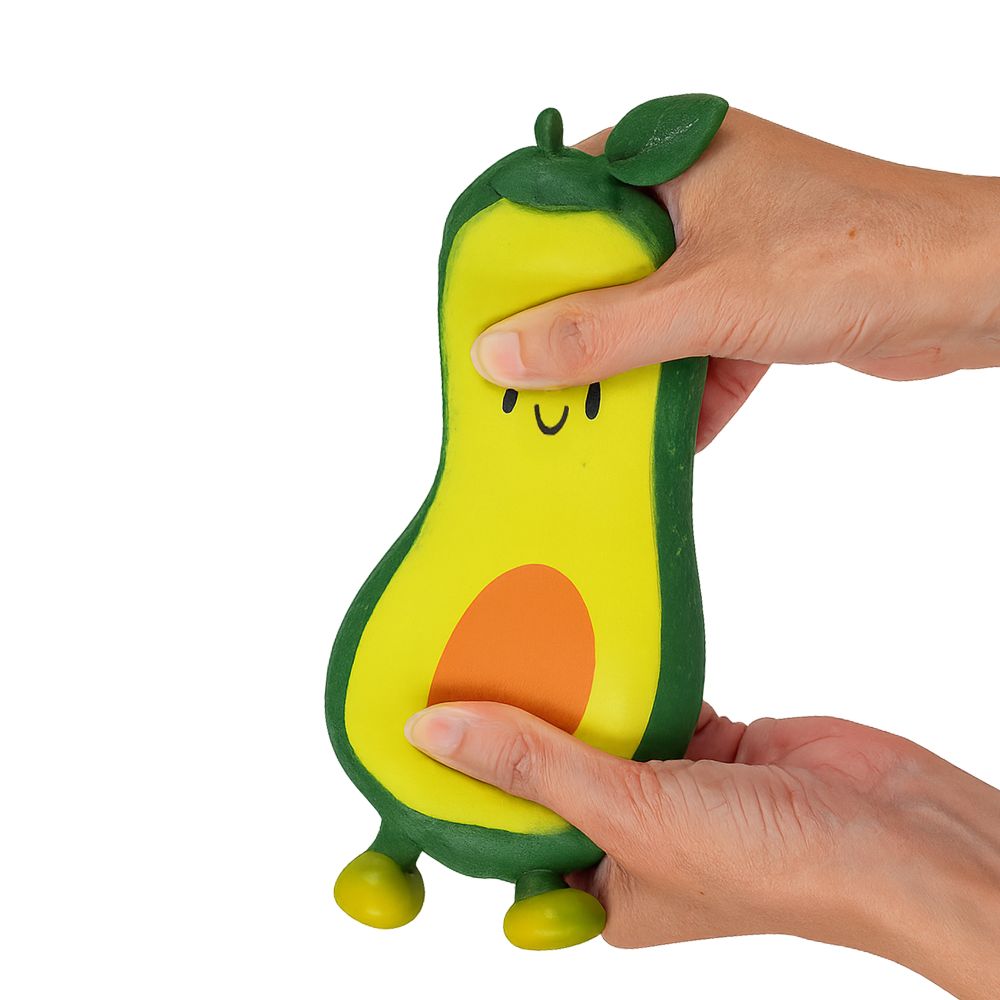 Stretch 'N' Smash Avocado Squishy Sensory Toy by Keycraft Age 3+