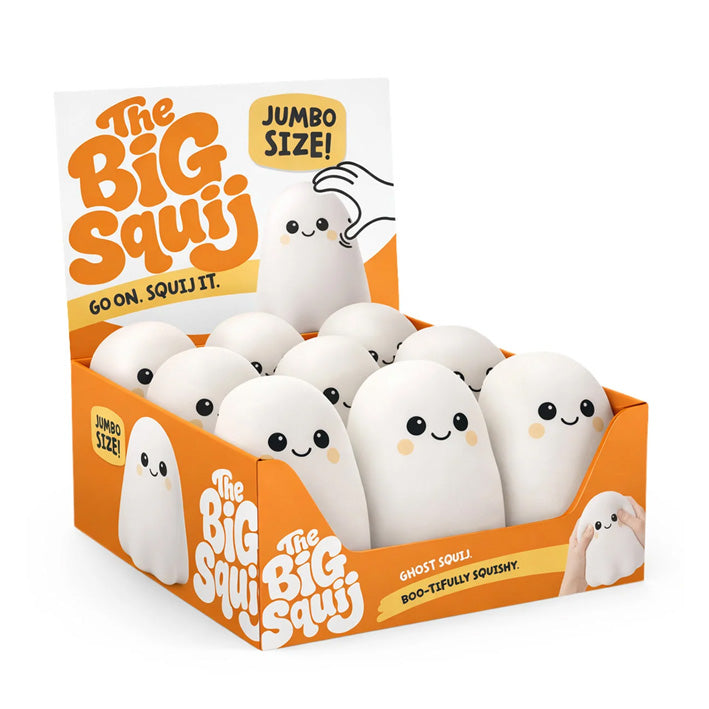 Big Squij Ghost Slow-Rise Squishy Halloween Sensory Toy - Keycraft
