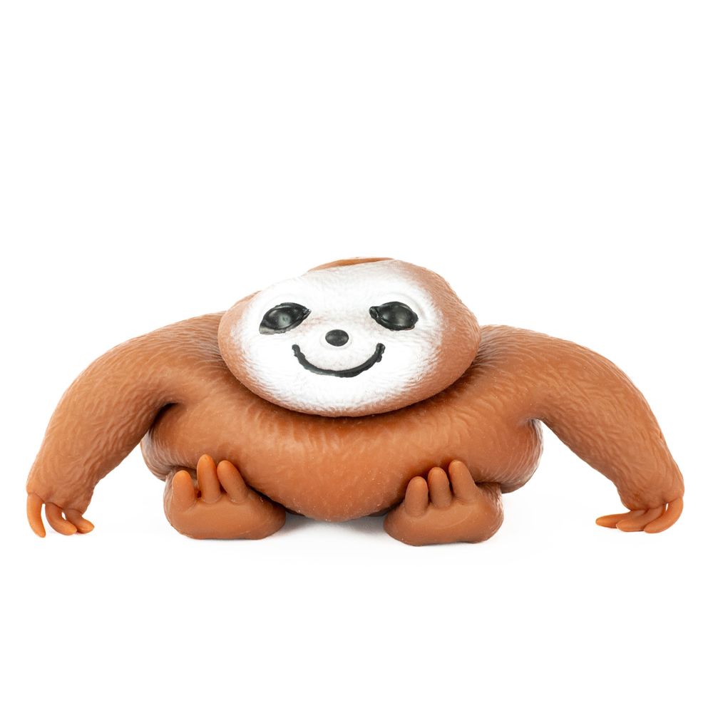 Stretch 'N Smash Sloth Squishy Sensory Toy by Keycraft Age 3+