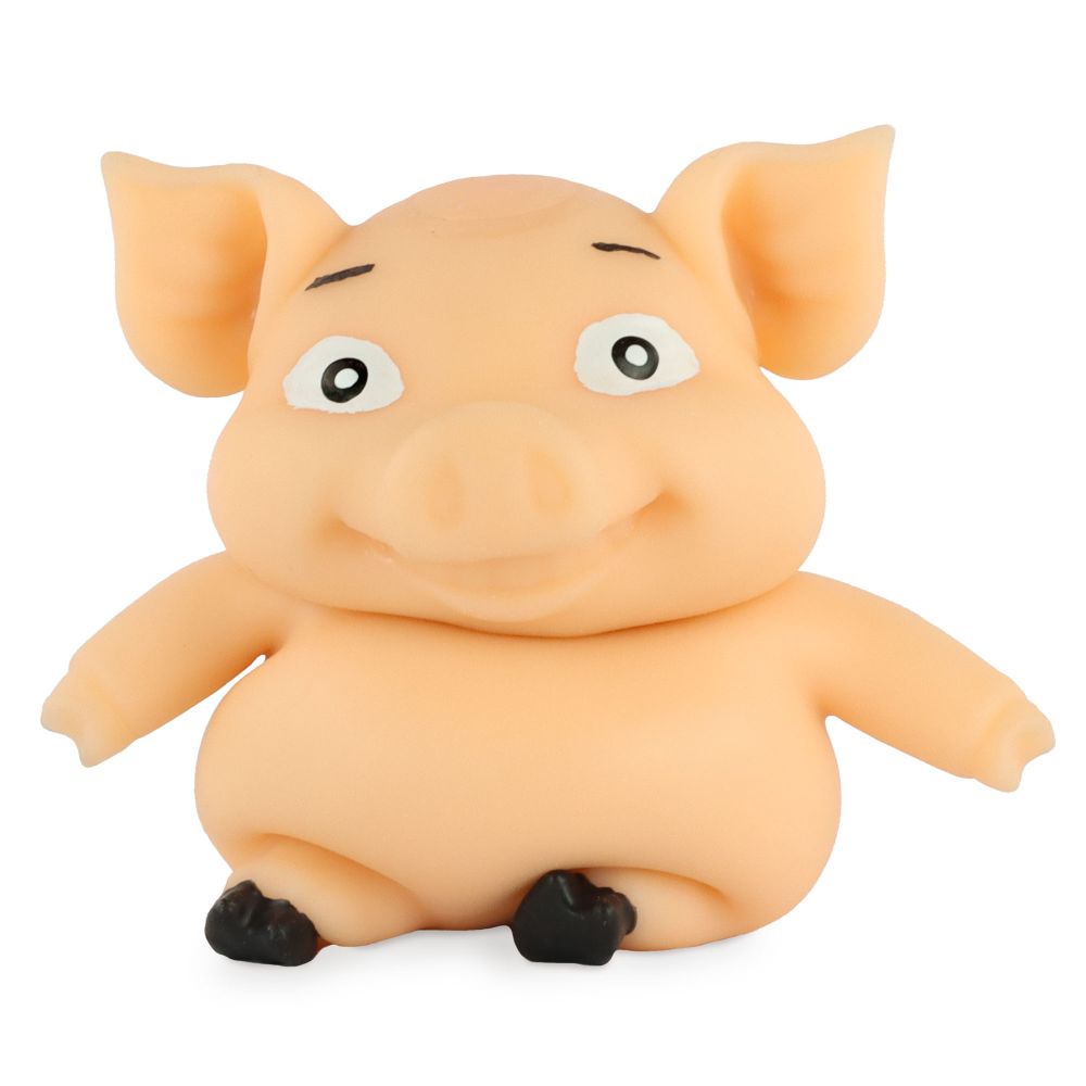 Stretch 'N Smash Pig Squishy Sensory Toy by Keycraft Age 3+