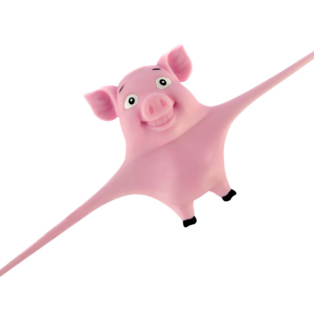 Stretch 'N Smash Pig Squishy Sensory Toy by Keycraft Age 3+