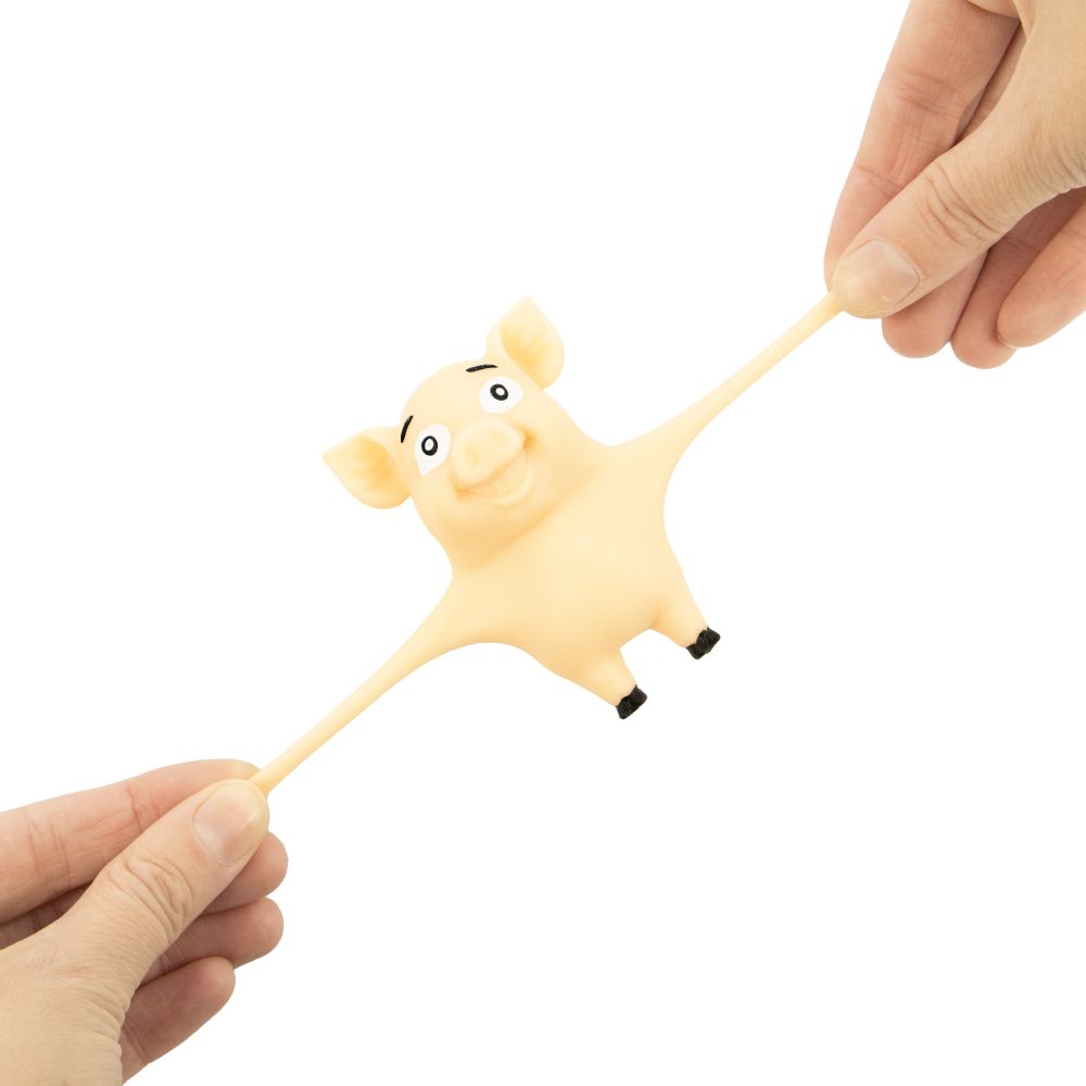 Stretch 'N Smash Mini Pig Squishy Sensory Toy by Keycraft Age 3+