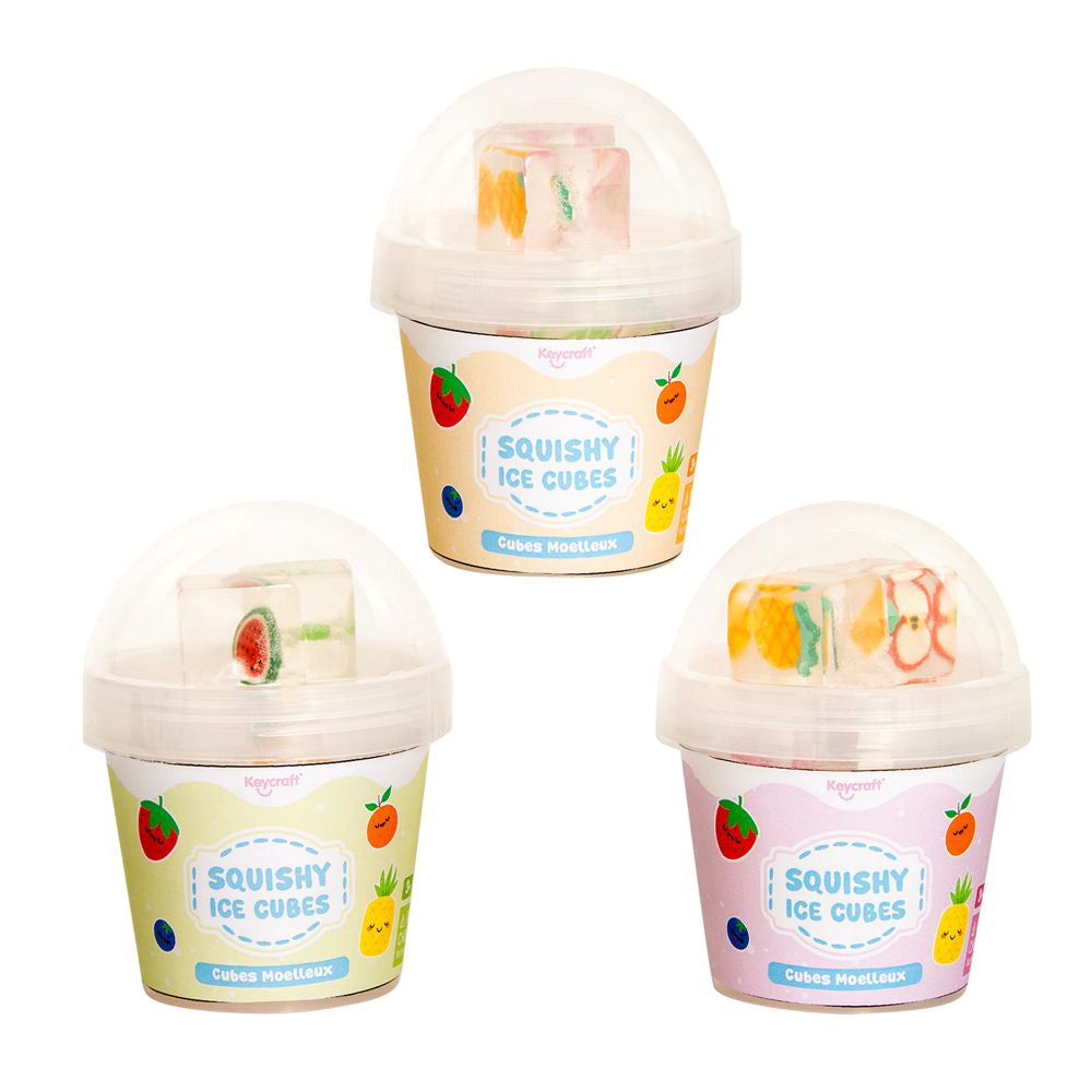 Squishy Ice Cubes Sensory Toy Keycraft (Assorted)