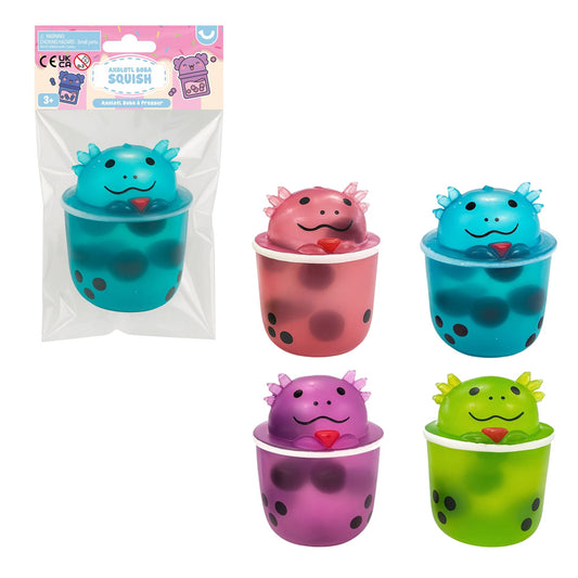 Axolotl Boba Squish Sensory Toy - Keycraft (Assorted)