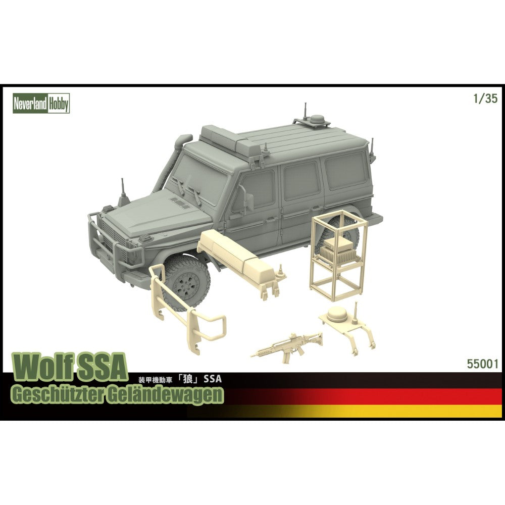 Neverland Hobby 55001 Geländewagen Wolf SSA Utility Vehicle 1:35 Model Kit