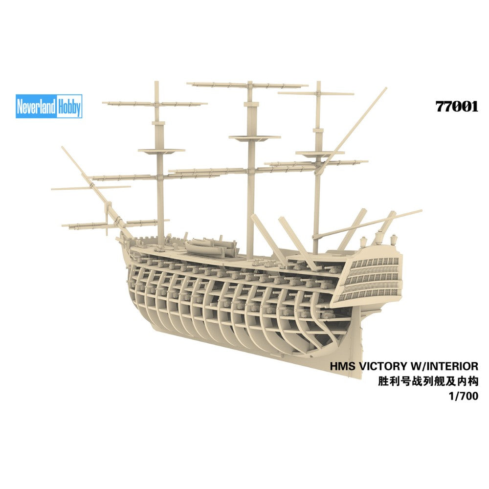 Neverland Hobby 77001 HMS Victory w/Interior Elite Edition 1:700 Model Kit