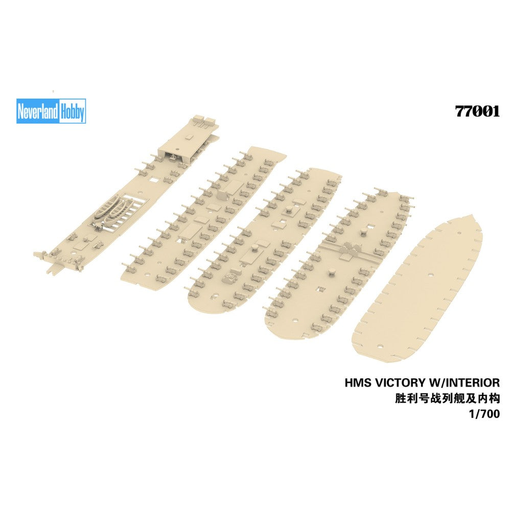 Neverland Hobby 77001 HMS Victory w/Interior Elite Edition 1:700 Model Kit