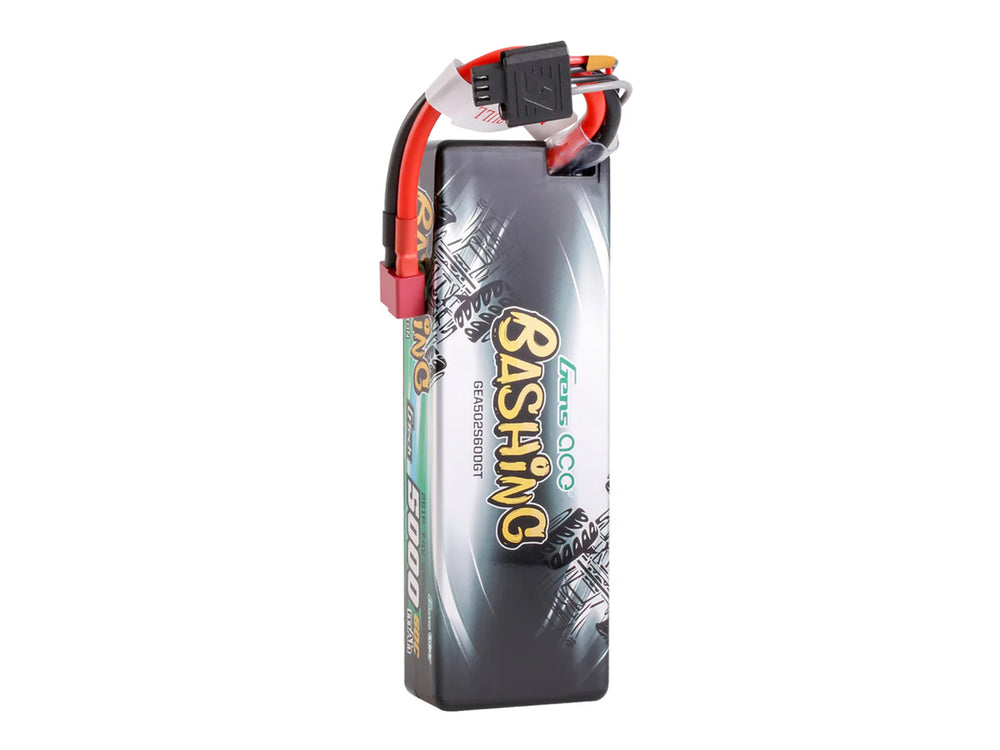 Gens Ace G-Tech Hard Case LiPo Battery - 2S 7.4V 5000mAh 60C (T-Type Connector)