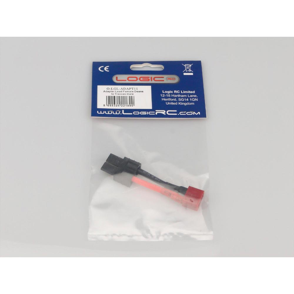 Logic RC Adapter Lead Female Deans to Traxxas Male RC Car Battery ADAPT11