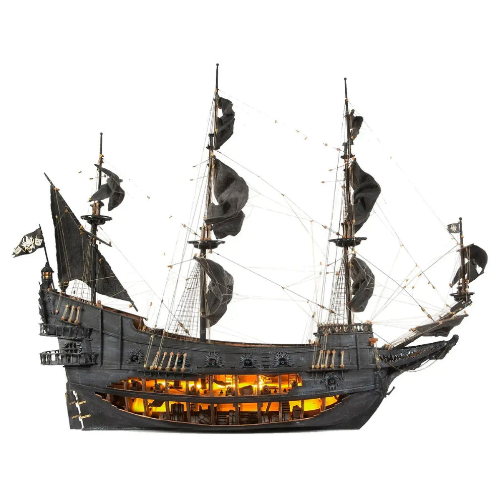 OcCre The Fyling Dutchman Pirate Ship 1:50 Wooden Model Kit 14010
