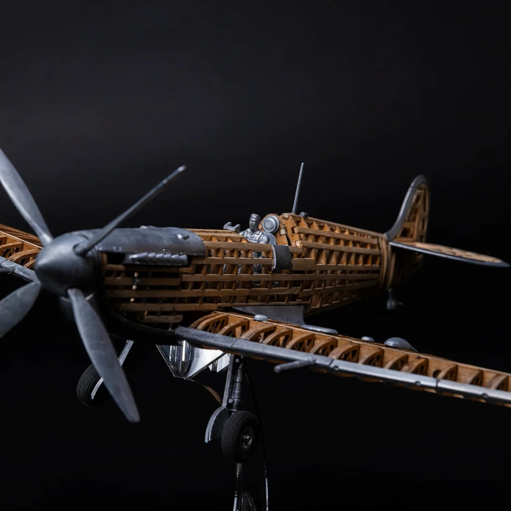 OcCre Supermarine Spitfire Mk IXc EN398 Aircraft 1:24 Wooden Model Kit 2WW01