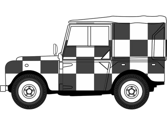 Oxford Diecast Land Rover Series 1 80'' RAF Tripoli Desert Rescue OD43LAN180009