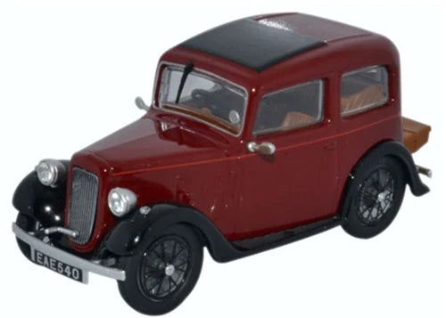 Oxford Diecast Austin Ruby Saloon Maroon OD43RUB001 O