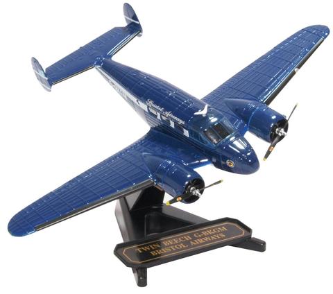 Oxford Aviation 72BE001 Twin Beech G-BKGM Bristol Airways 1:72
