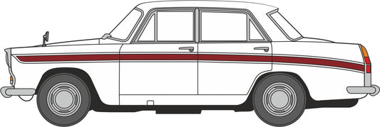 Oxford Austin Cambridge Snowberry White/Embassy Maroon OD76ACF007 OO Gauge