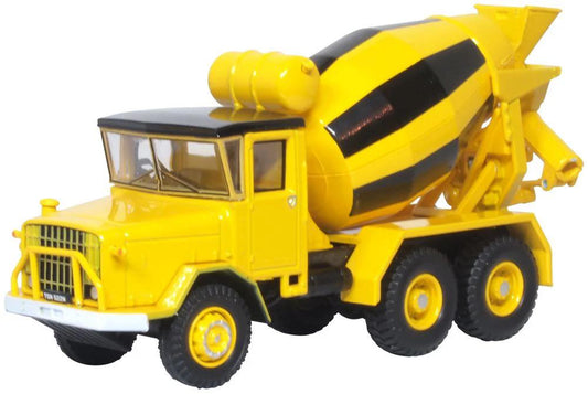 Oxford Diecast 76ACM002  AEC 690 Cement Mixer Yellow/Black OO Gauge