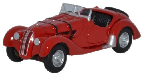 Oxford Diecast 76BM28002 BMW 328 Red OO Gauge