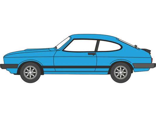 Oxford Diecast Ford Capri MkIII Cosmos Blue Metallic OD76CAP010 OO