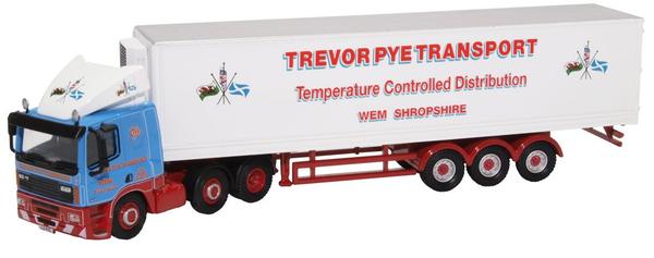 Oxford Diecast 76DAF004 Leyland DAF FT85 Short Fridge Trailer Trevor Pye OO