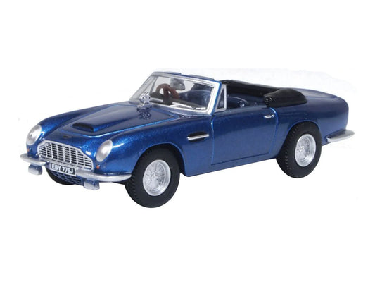 Oxford Diecast Aston Martin DB6 MkII Volante Blue (King Charles III) OD76DB6001