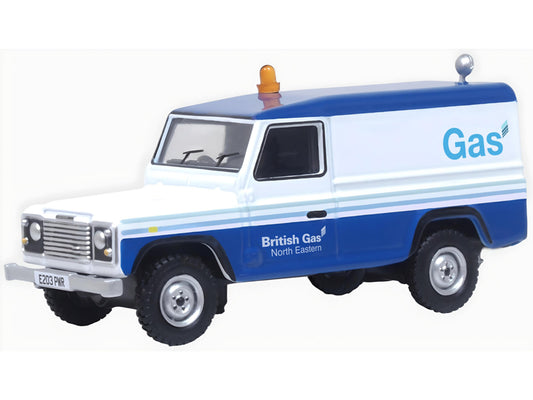 Oxford Diecast Land Rover Defender LWB St. Wagon British Gas OO Gauge 76DEF019