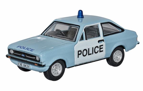 Oxford Diecast 76ESC004 Ford Escort Mk 2 Police OO Gauge