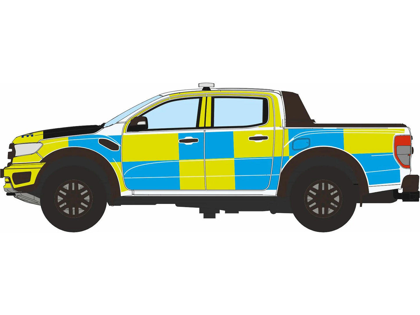 Oxford Diecast Ford Ranger Raptor South Wales Police OD76FR006 OO