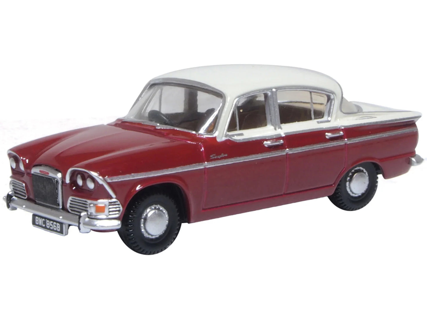 Oxford Diecast Humber Sceptre Mk1 Pippin Red/Pearl Grey OD76HS002 OO