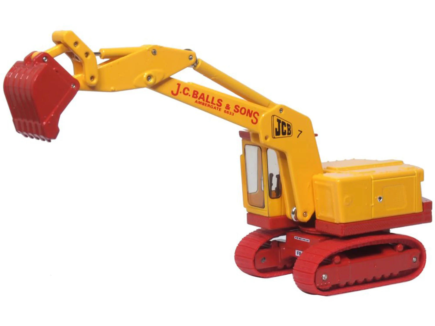 Oxford Diecast JCB 7 J C Balls & Sons OD76JCB7002 OO