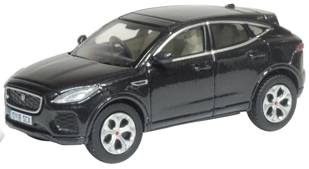 Oxford Diecast 76JEP003  Jaguar E Pace Santorini Black OO Gauge
