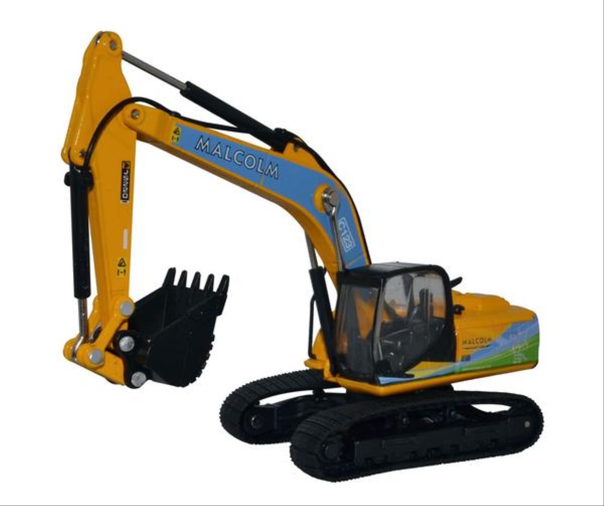 Oxford Diecast 76JS003 JCB JS220 Tracked Excavator W H Malcolm OO Gauge