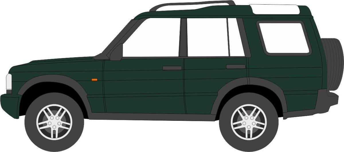 Oxford Diecast 76LRD2001  Land Rover Discovery 2 Metallic Epsom Green OO Gauge