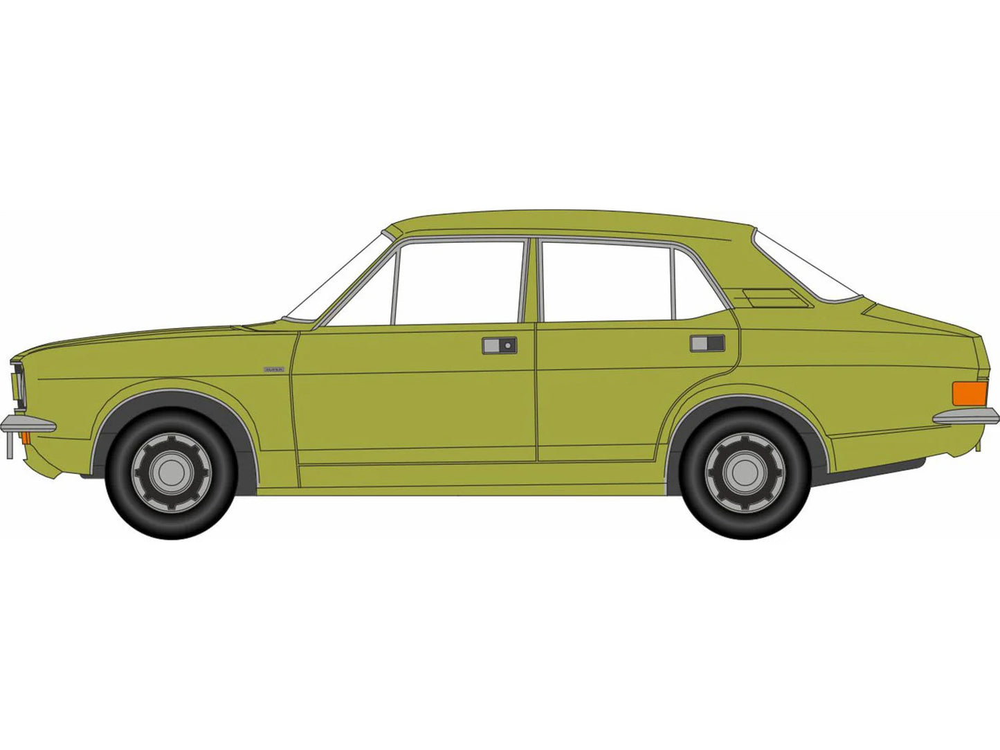 Oxford Diecast Morris Marina Limeflower OD76MAR008 OO