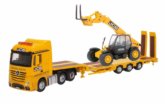 Oxford Diecast Mercedes Actros Semi Low Loader & 531 70 Loadall OO Gauge 76MB012
