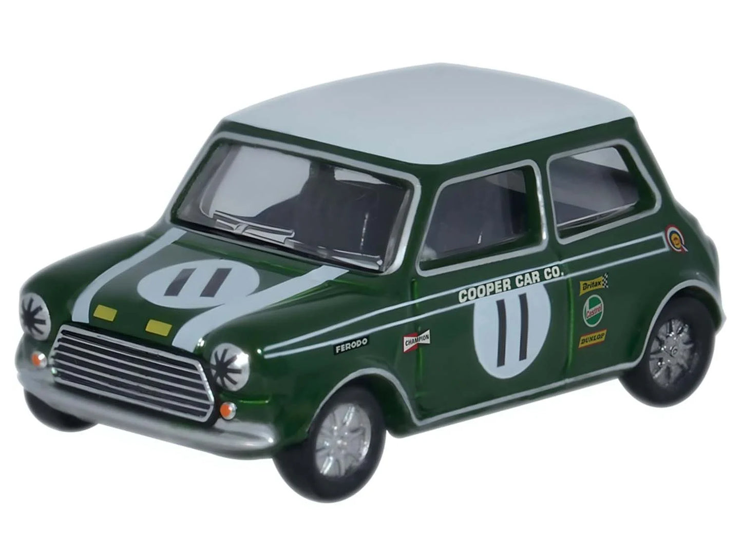 Oxford Diecast Mini Cooper S MkII John Rhodes 1968 Brands Hatch OD76MCS002 OO