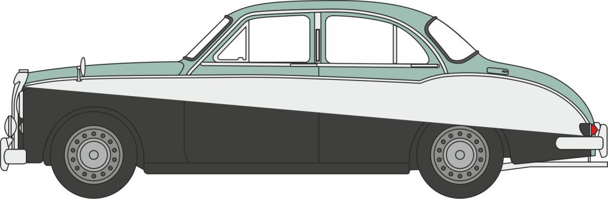 Oxford Diecast 76MGZ009  MGZB Island Green/Black OO Gauge