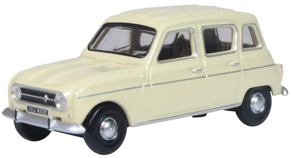 Oxford Diecast 76RN001  Renault 4 Beige OO Gauge
