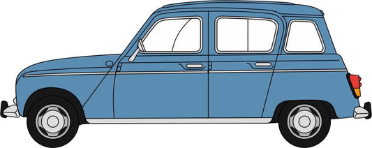 Oxford Diecast 76RN003  Renault 4 Blue OO Gauge
