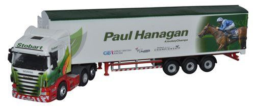 Oxford Diecast 76SHL07WF Stobart Lorry Paul Hanagan OO Gauge
