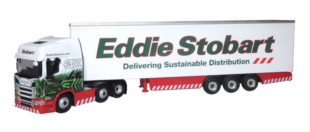 Oxford Diecast 76SRH001 Scania R Series Highline Box Trailer Stobart OO Gauge