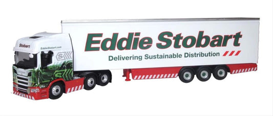 Oxford Diecast 76SRH001 Scania R Series Highline Box Trailer Stobart OO Gauge
