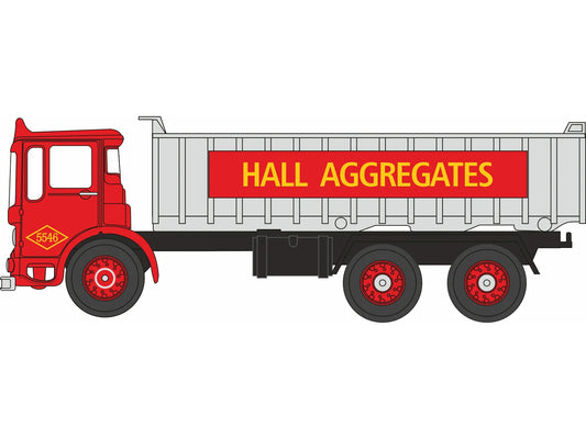 Oxford Diecast AEC Ergo Tipper Hall Aggregates OD76TIP006 OO