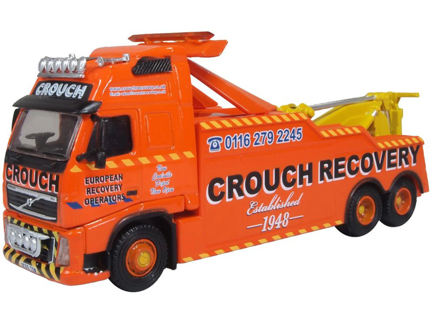 Oxford Diecast Volvo Boniface Recovery Truck Crouch Recovery OD76VOL09REC OO