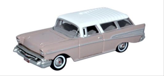 Oxford Diecast 87CN57001 Chevrolet Nomad 1957 Dusk Pearl/Imperial Ivory HO