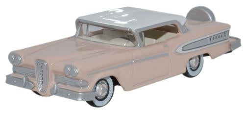 Oxford Diecast 87ED58003 Edsel Citation 1958 Chalk Pink/Frost White HO