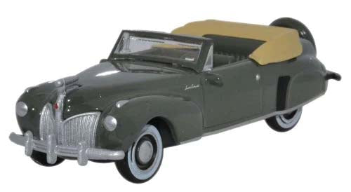 Oxford Diecast 87LC41003 Lincoln Continental 1941 Pewter Grey HO