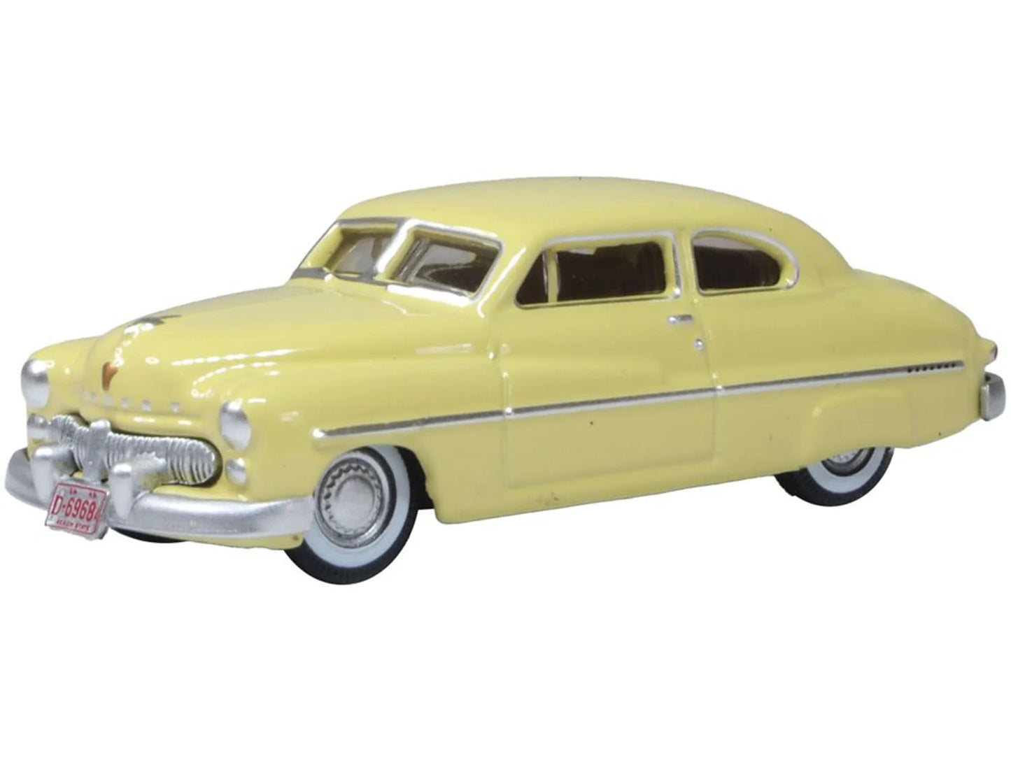 Oxford Diecast 1949 Mercury 8 Coupe Calabash Yellow OD87ME49011 HO Gauge